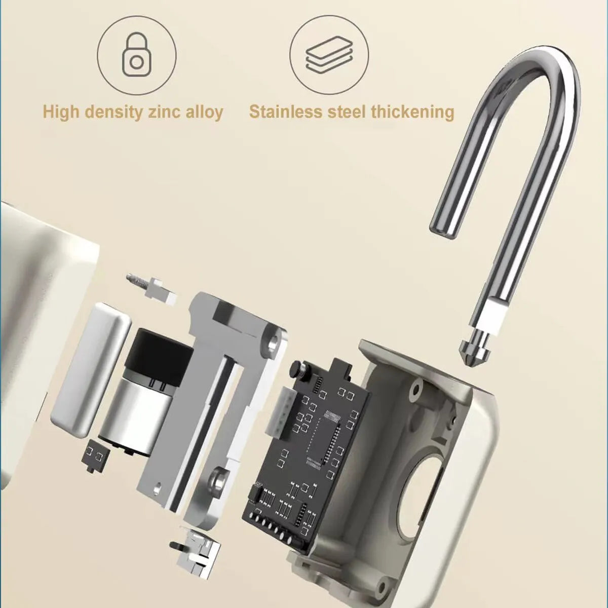 Portable Fingerprint Padlock
