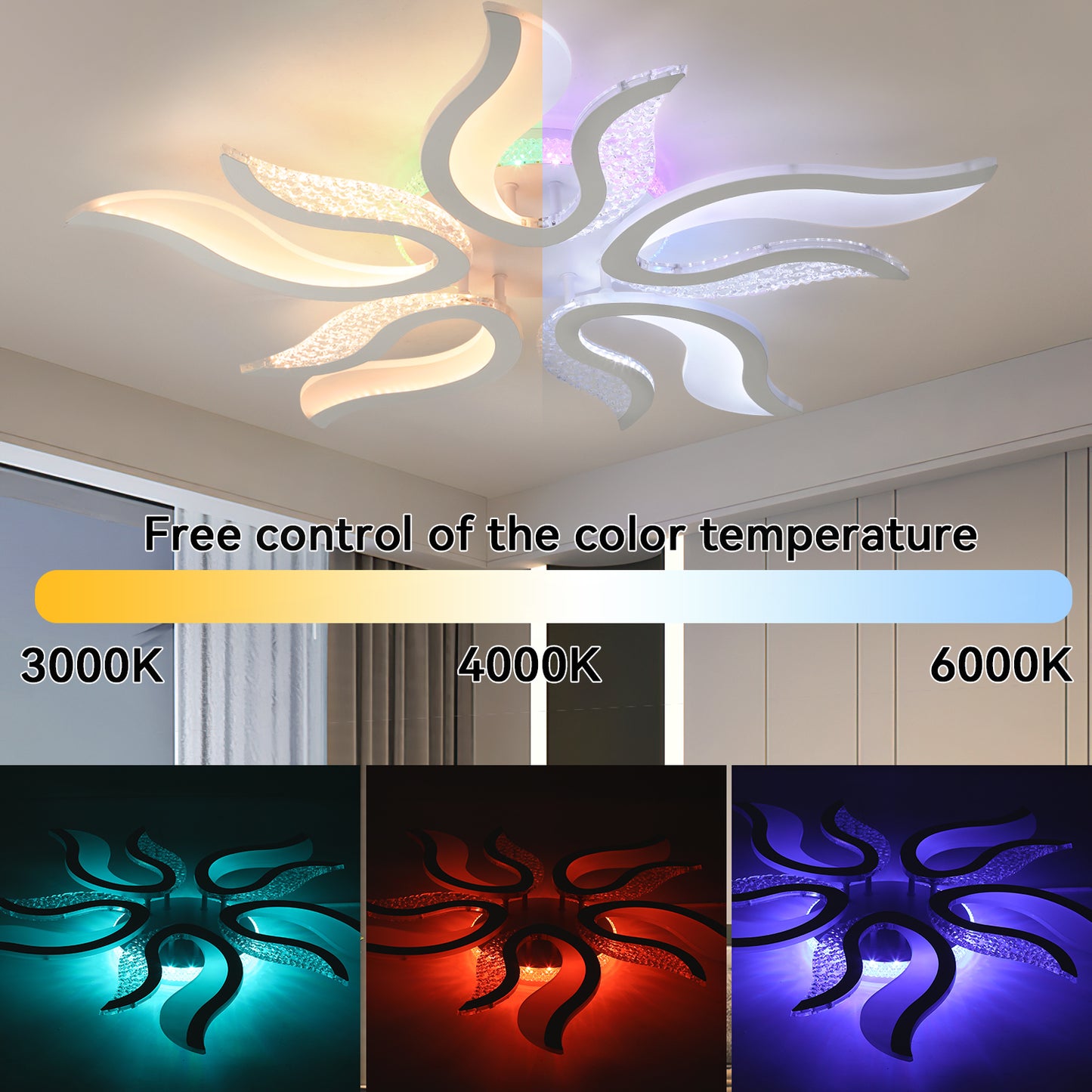 Modern Chandelier LED Lamp
