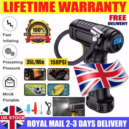 Car Tyre Inflator Cordless Digital