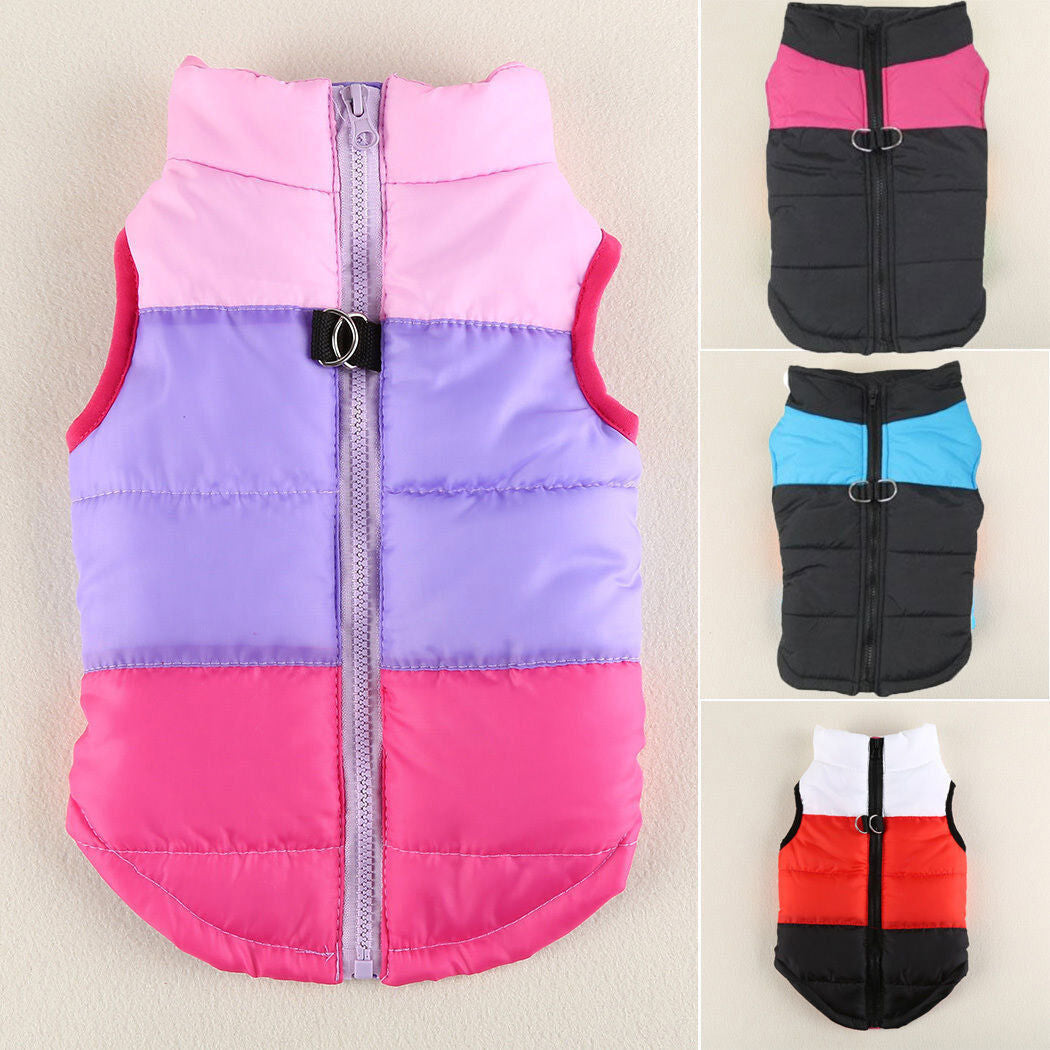 Warm Pet Dog Coats Jacket Outdoor Clothes