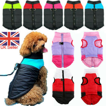 Warm Pet Dog Coats Jacket Outdoor Clothes