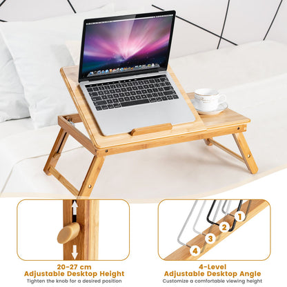 Portable Bamboo Laptop Lap Tray