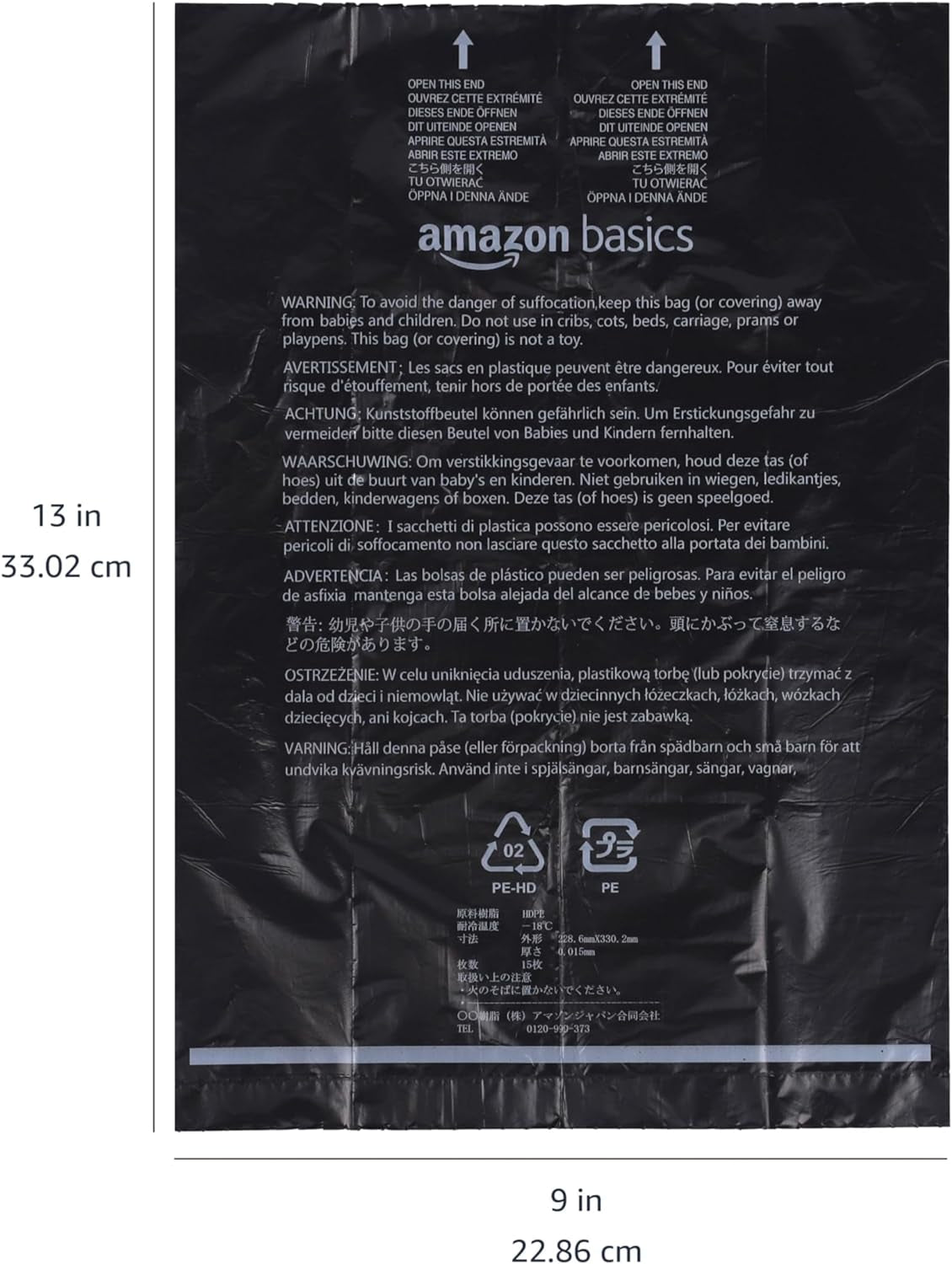 Poop/Waste Bags with Dispenser and Leash Clip