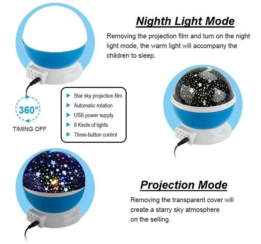 Starry Night Light Projector