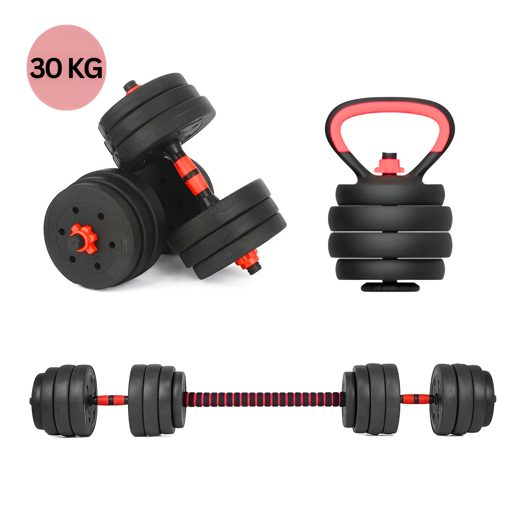 15/20/30/40 Kg Dumbbell Barbell Weight Set