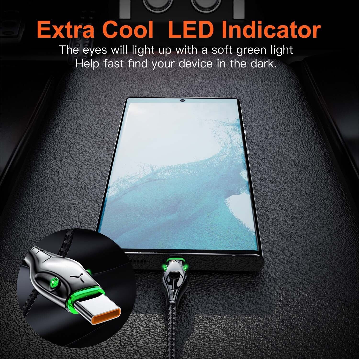 Type C to Type C Cable PD 60W Fast Charger 