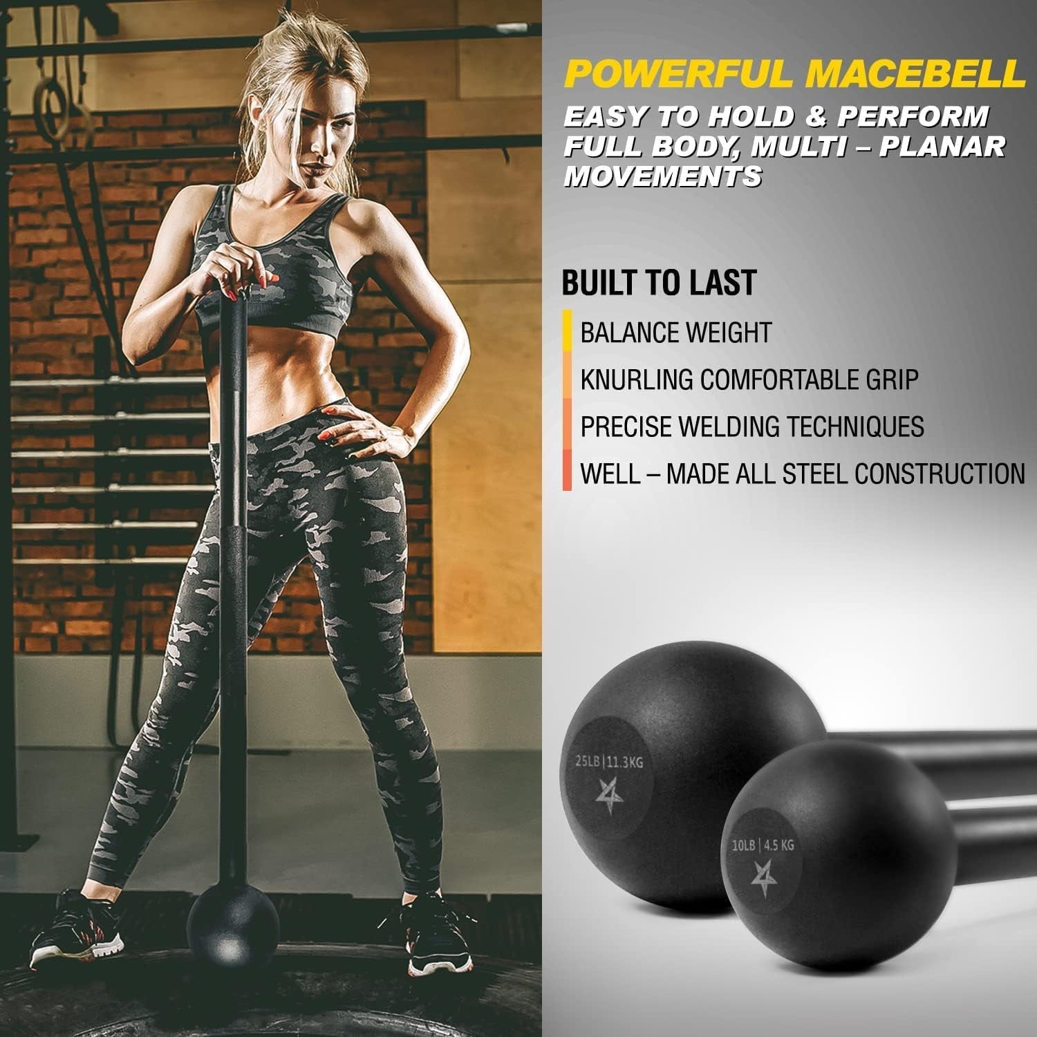 AWeighted Bar for Strength Training