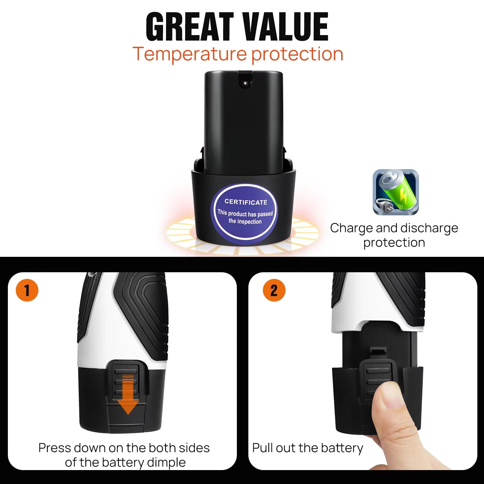 Cordless Drill ,2 in 1 Electric Screwdriver Driver Tool Kit