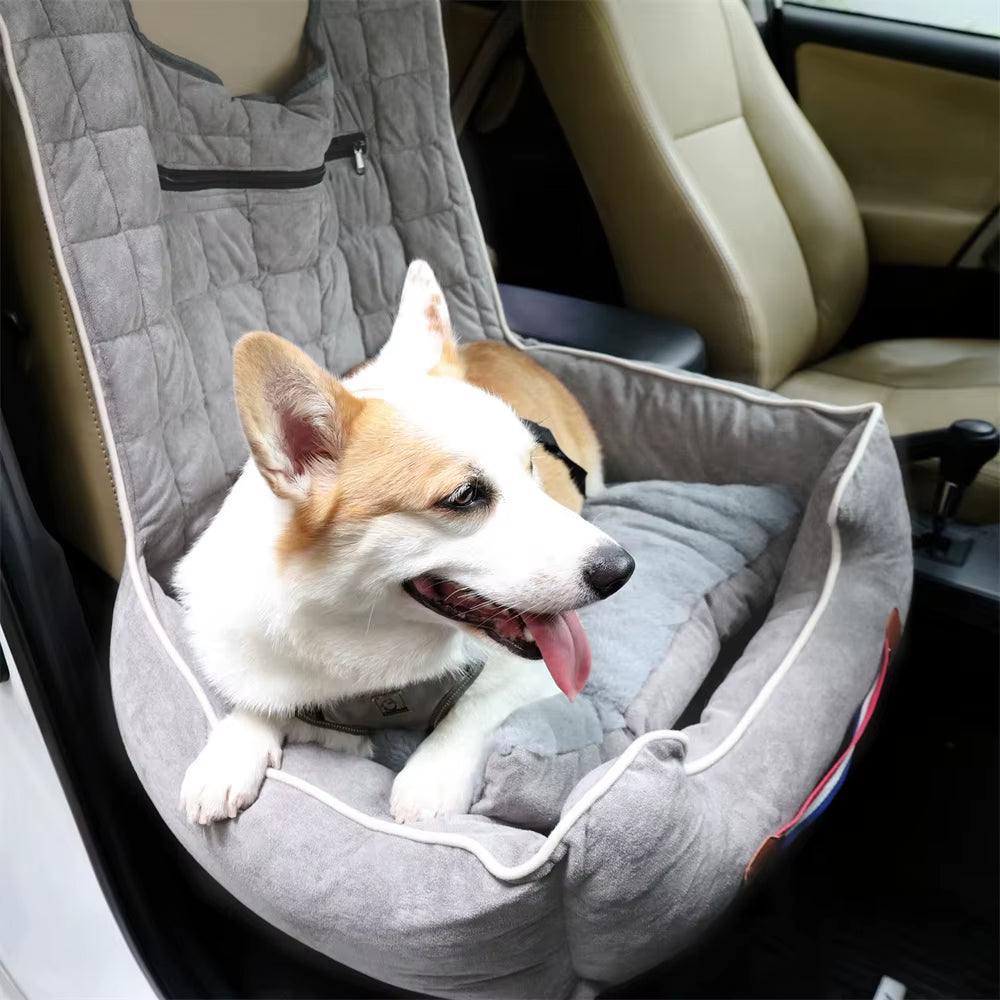 Dog Waterproof Car Seat Bed 