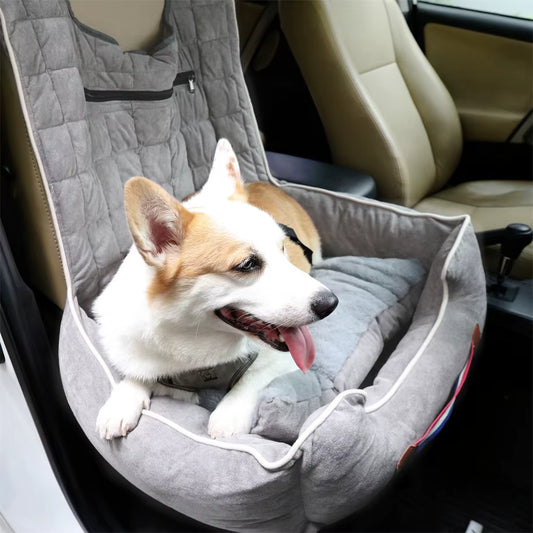Dog Waterproof Car Seat Bed 