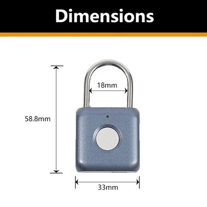 Portable Fingerprint Padlock