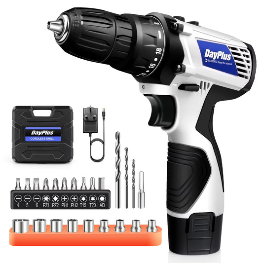 Cordless Drill ,2 in 1 Electric Screwdriver Driver Tool Kit