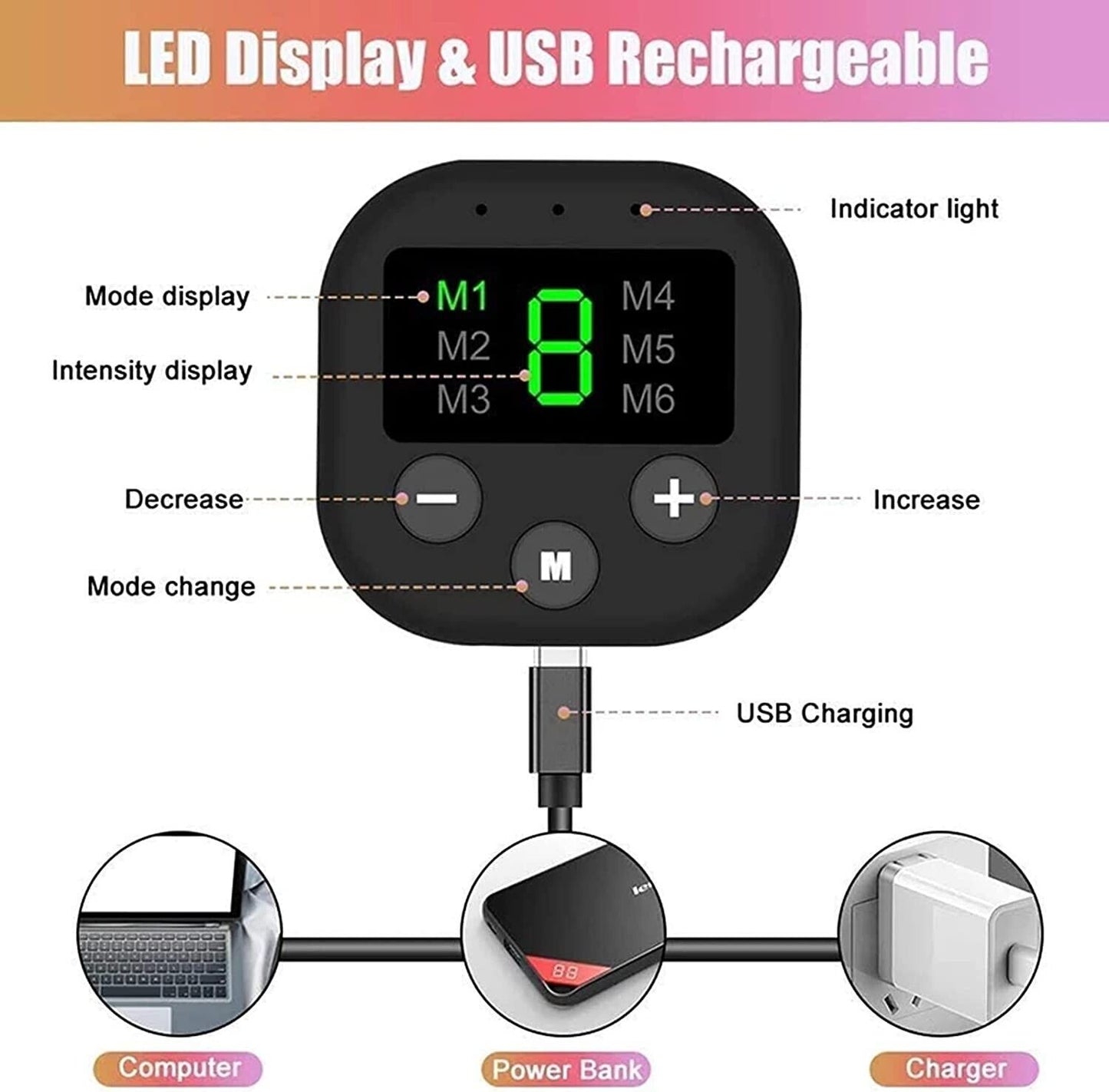  Abdominal Muscle Stimulator Belt