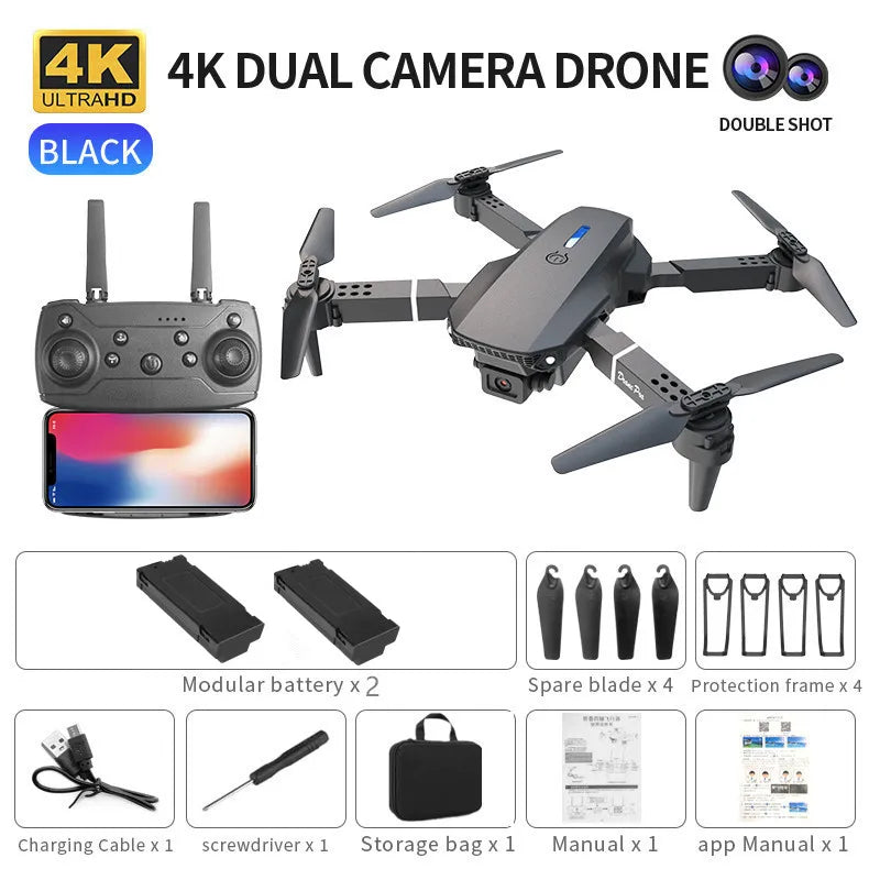 Drone 4K Wide-Angle HD Camera 