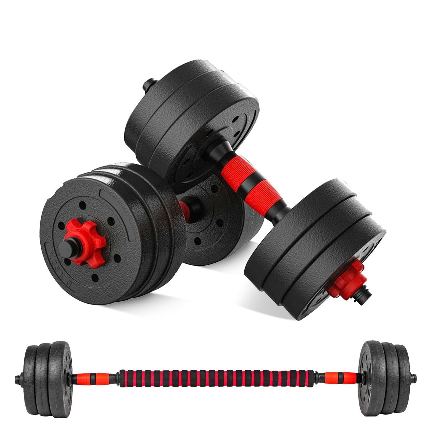 15/20/30/40 Kg Dumbbell Barbell Weight Set