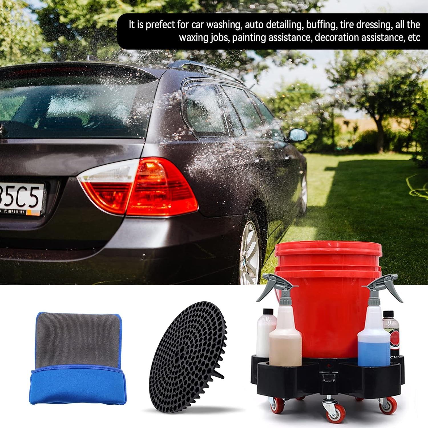Car Wash Bucket Dolly