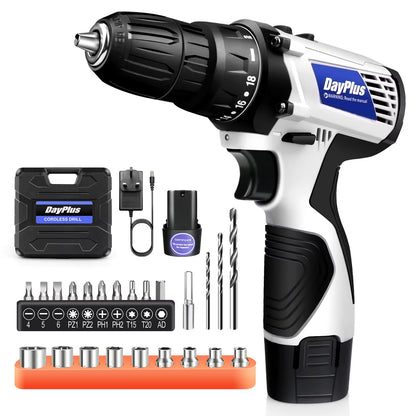 Cordless Drill ,2 in 1 Electric Screwdriver Driver Tool Kit