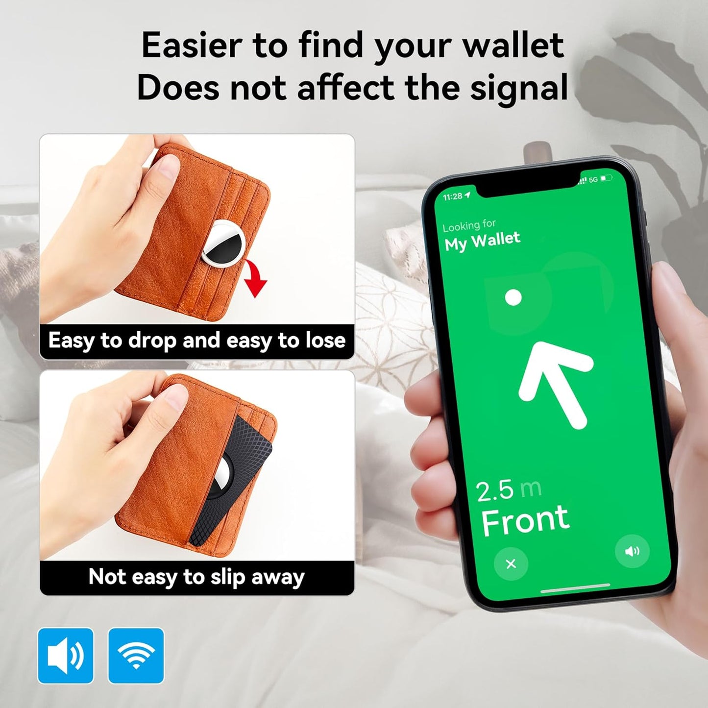 Air Tag Wallet Holder 2 Pack