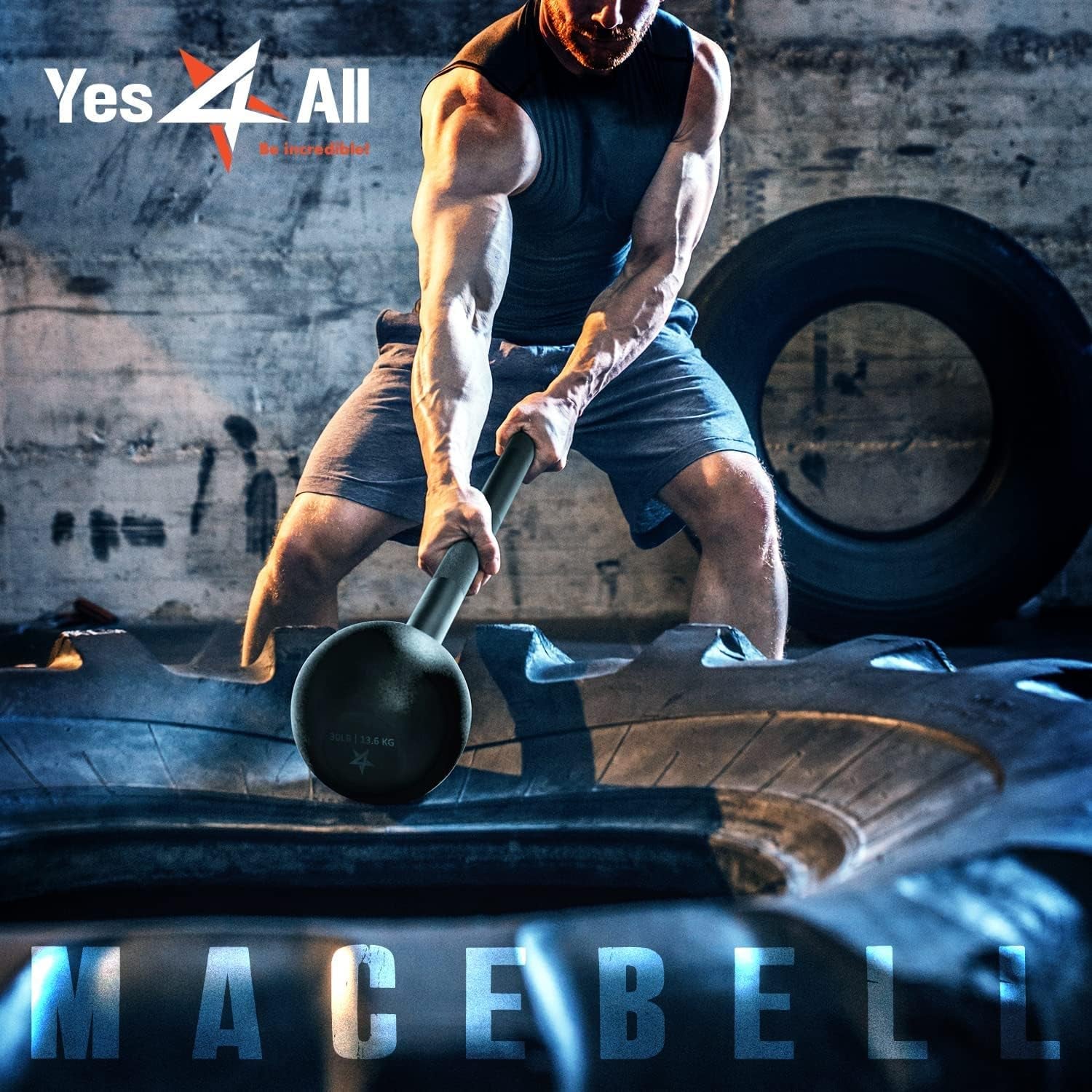 AWeighted Bar for Strength Training