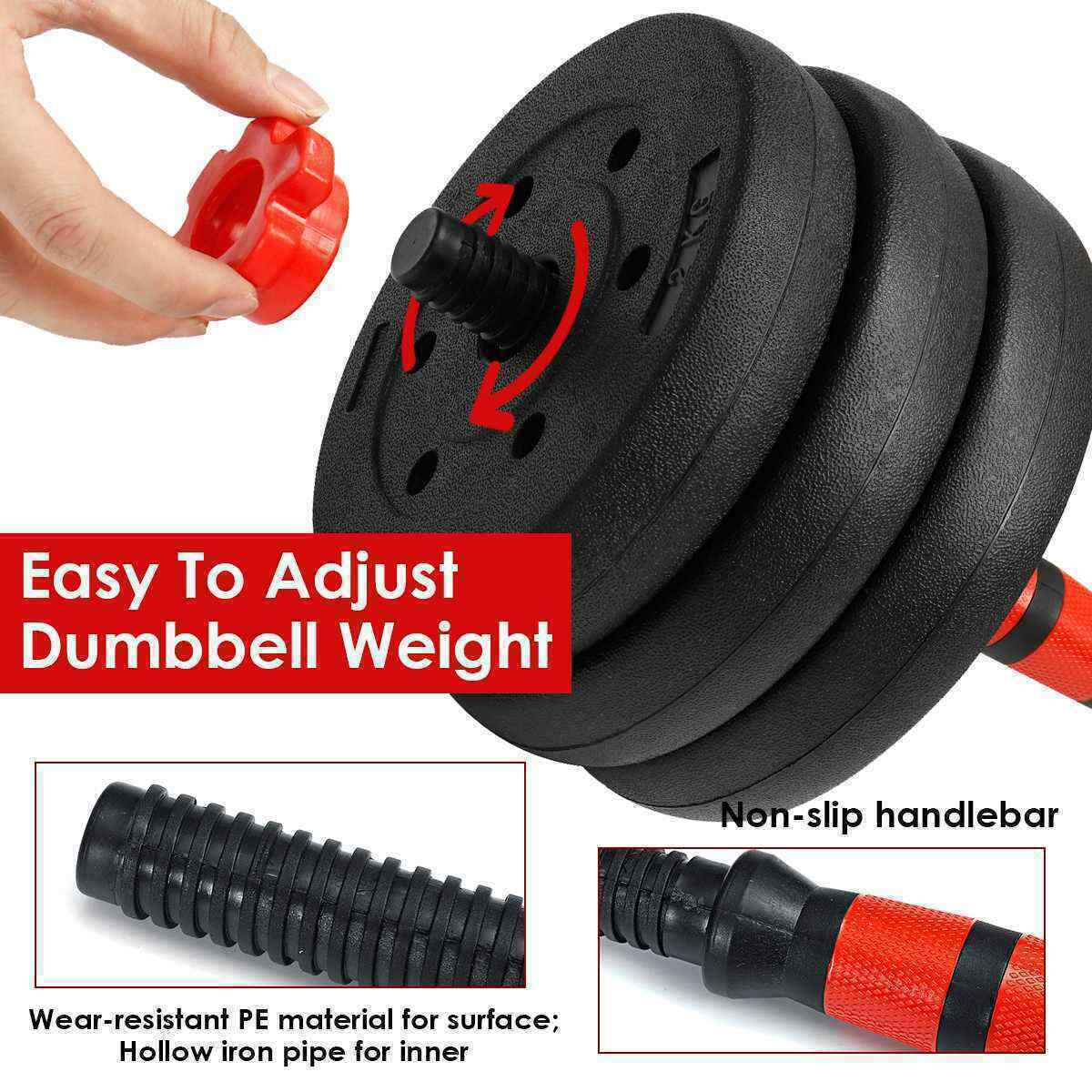 15/20/30/40 Kg Dumbbell Barbell Weight Set