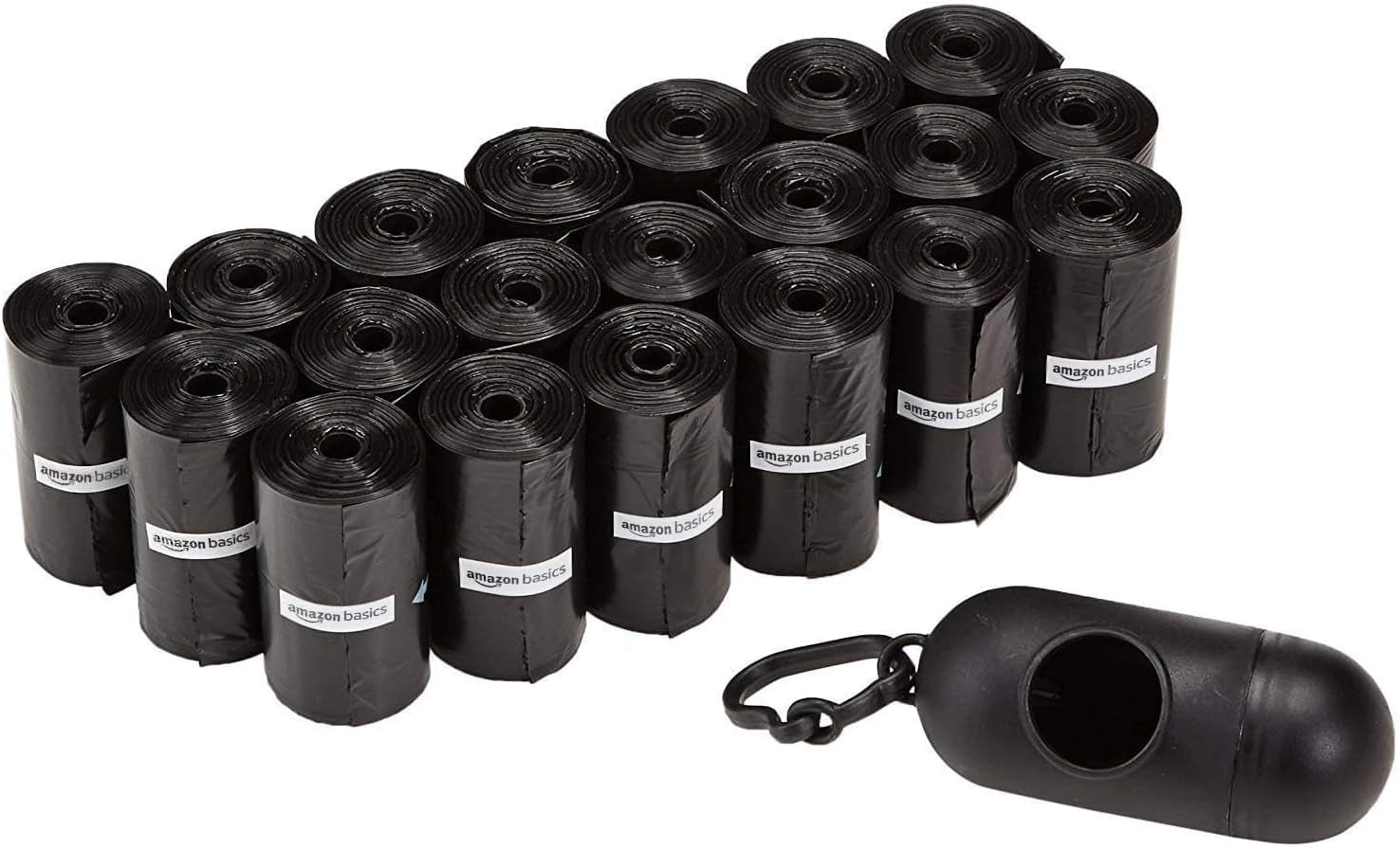 Poop/Waste Bags with Dispenser and Leash Clip