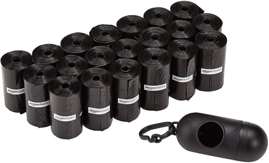 Poop/Waste Bags with Dispenser and Leash Clip