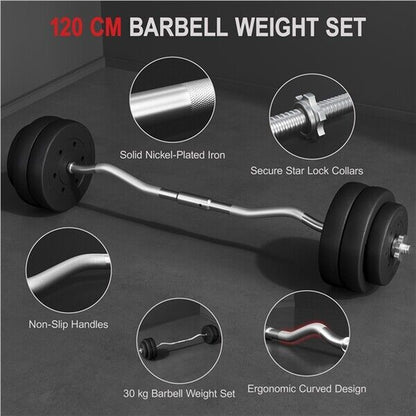 Barbell Weight Set 30Kg/25Kg/20Kg 