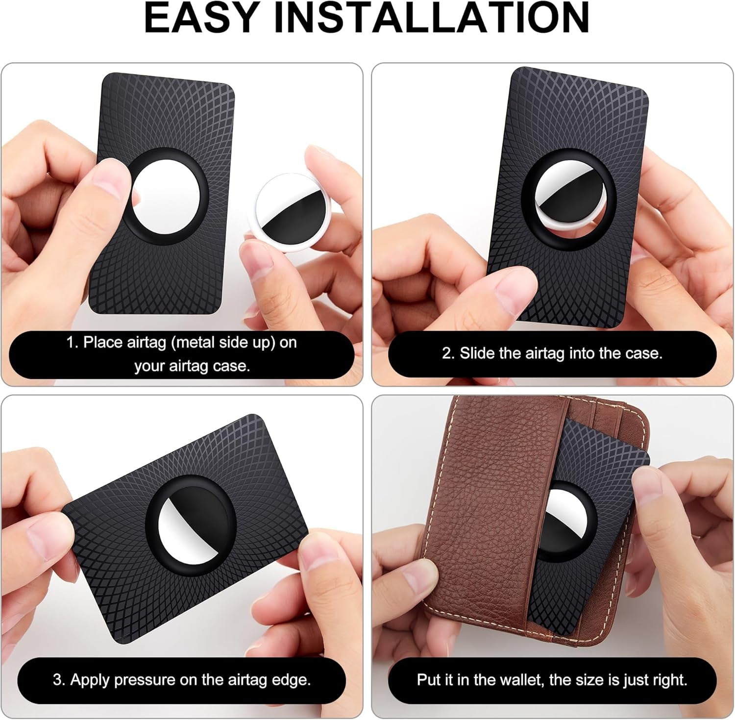 Air Tag Wallet Holder 2 Pack