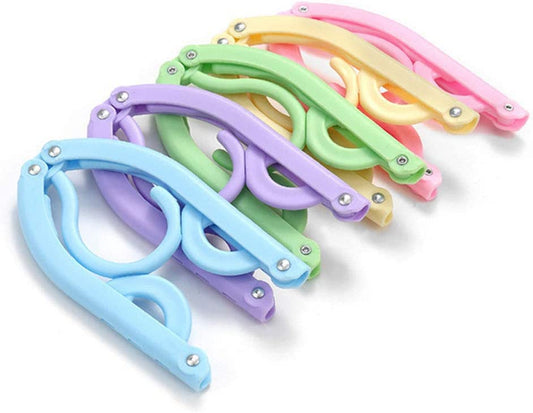 10 Pcs Plastic Travel Hangers 