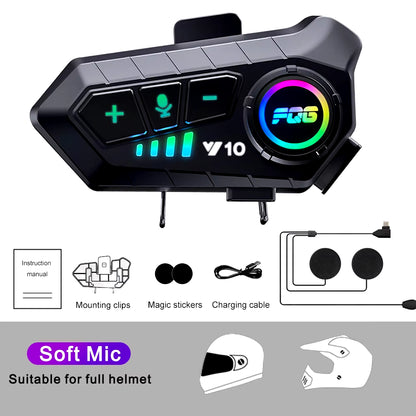 Bluetooth 5.3 Helmet Headset 