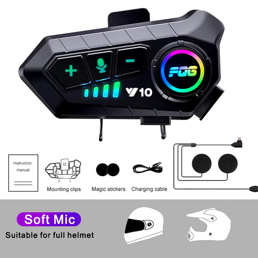 Bluetooth 5.3 Helmet Headset 