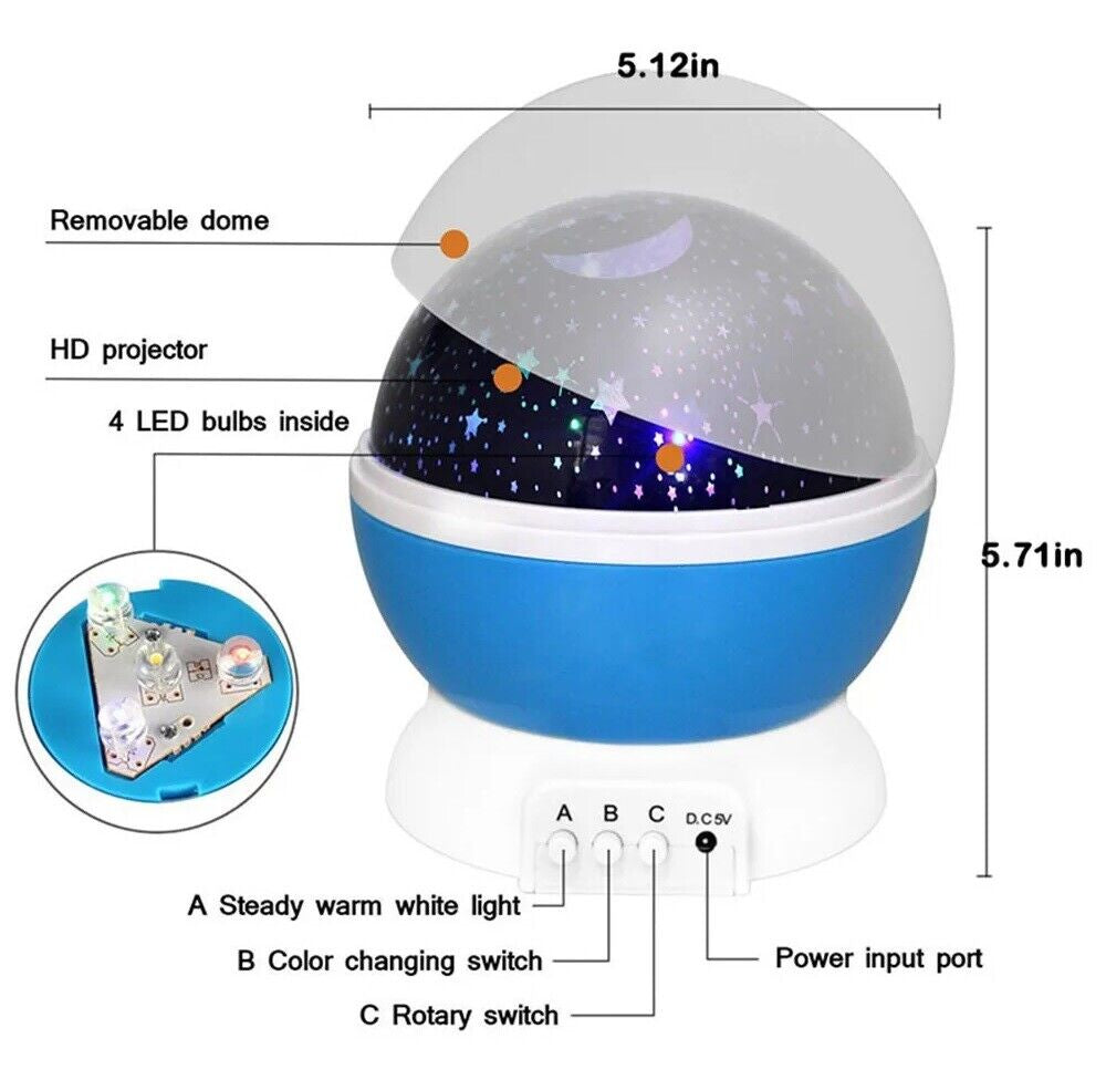 Starry Night Light Projector