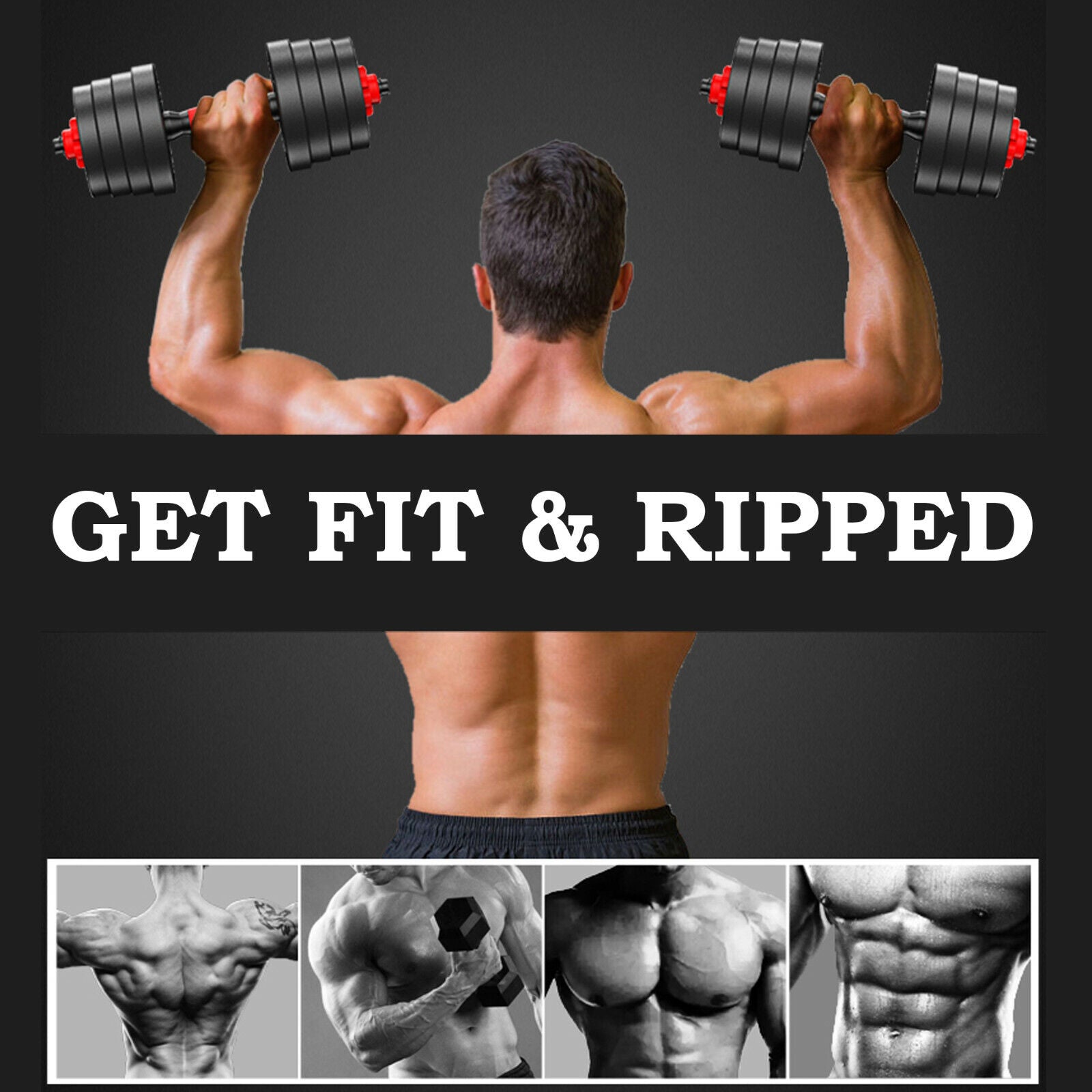 10KG/30KG DUMBELLS PAIR 