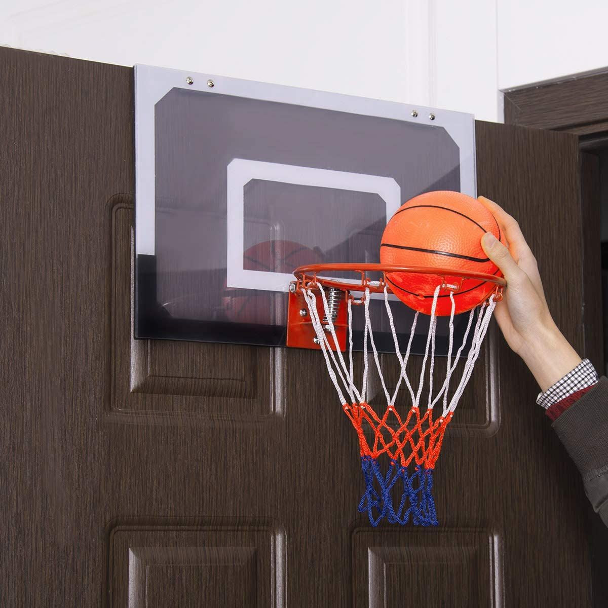 Mini Basketball Hoop with Shatterproof Backboard