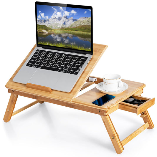 Portable Bamboo Laptop Lap Tray