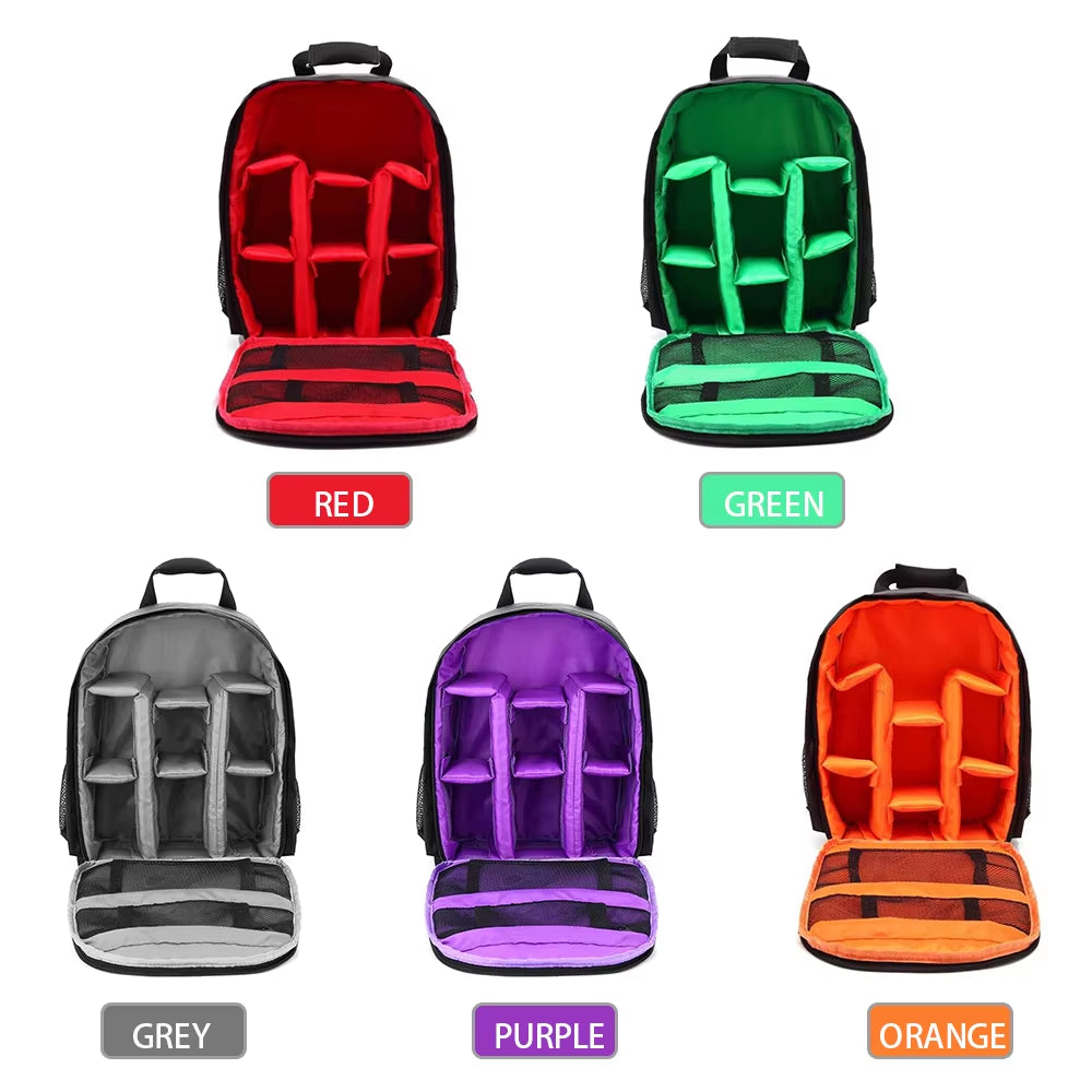Waterproof Small DSLR Digital Camera Video Backpack