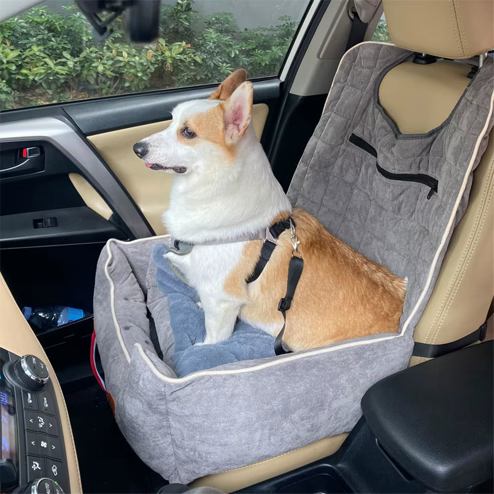 Dog Waterproof Car Seat Bed 