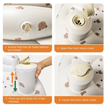 Baby Inflatable Seat for Babies 6-36 Months 