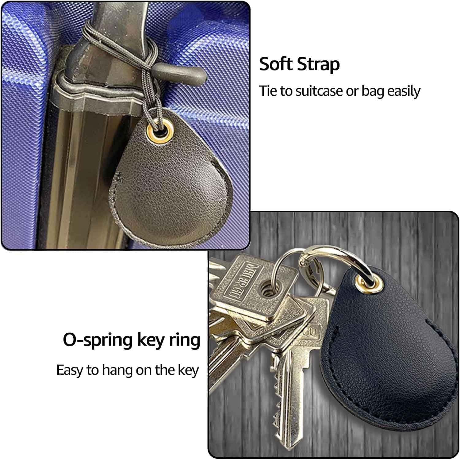 Keyring Holder for Airtag 4 Pack