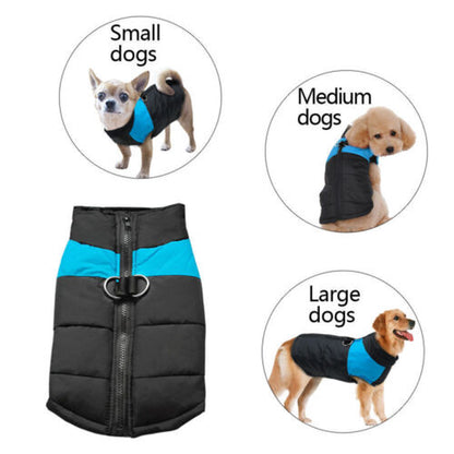 Warm Pet Dog Coats Jacket Outdoor Clothes