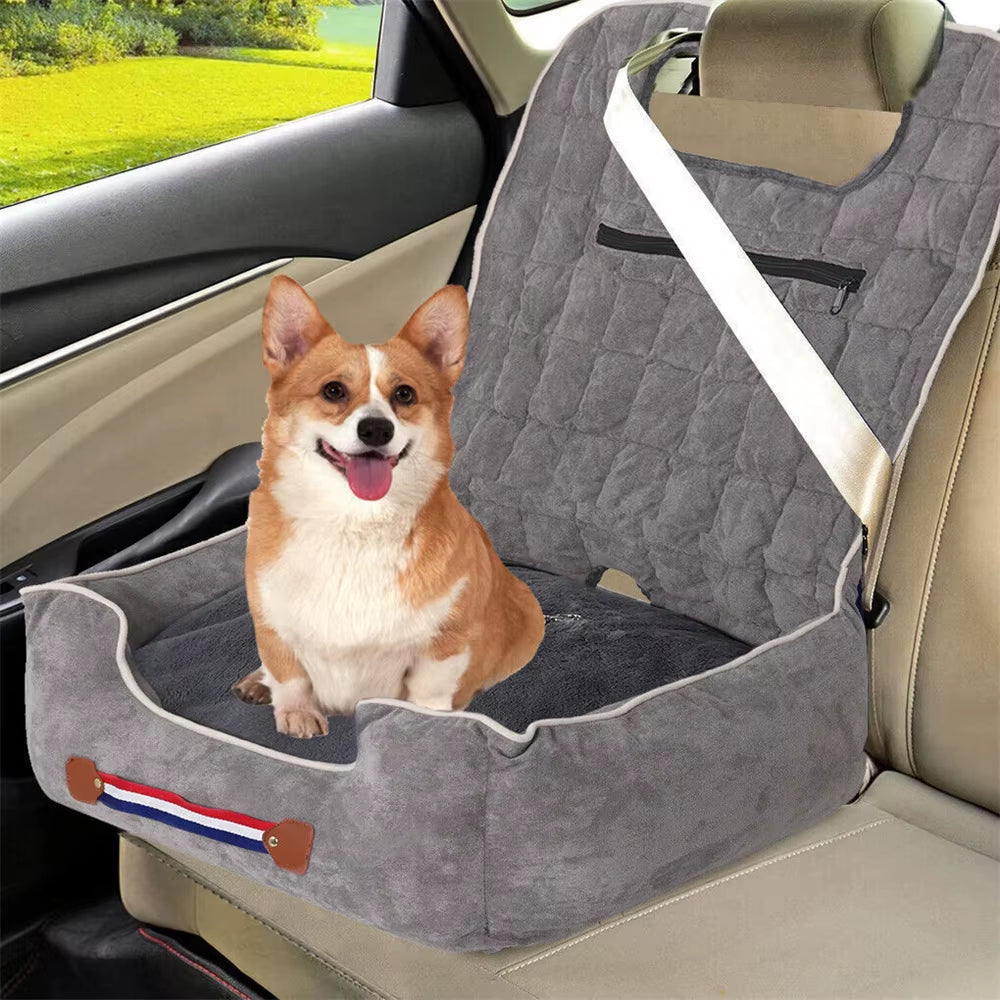 Dog Waterproof Car Seat Bed 