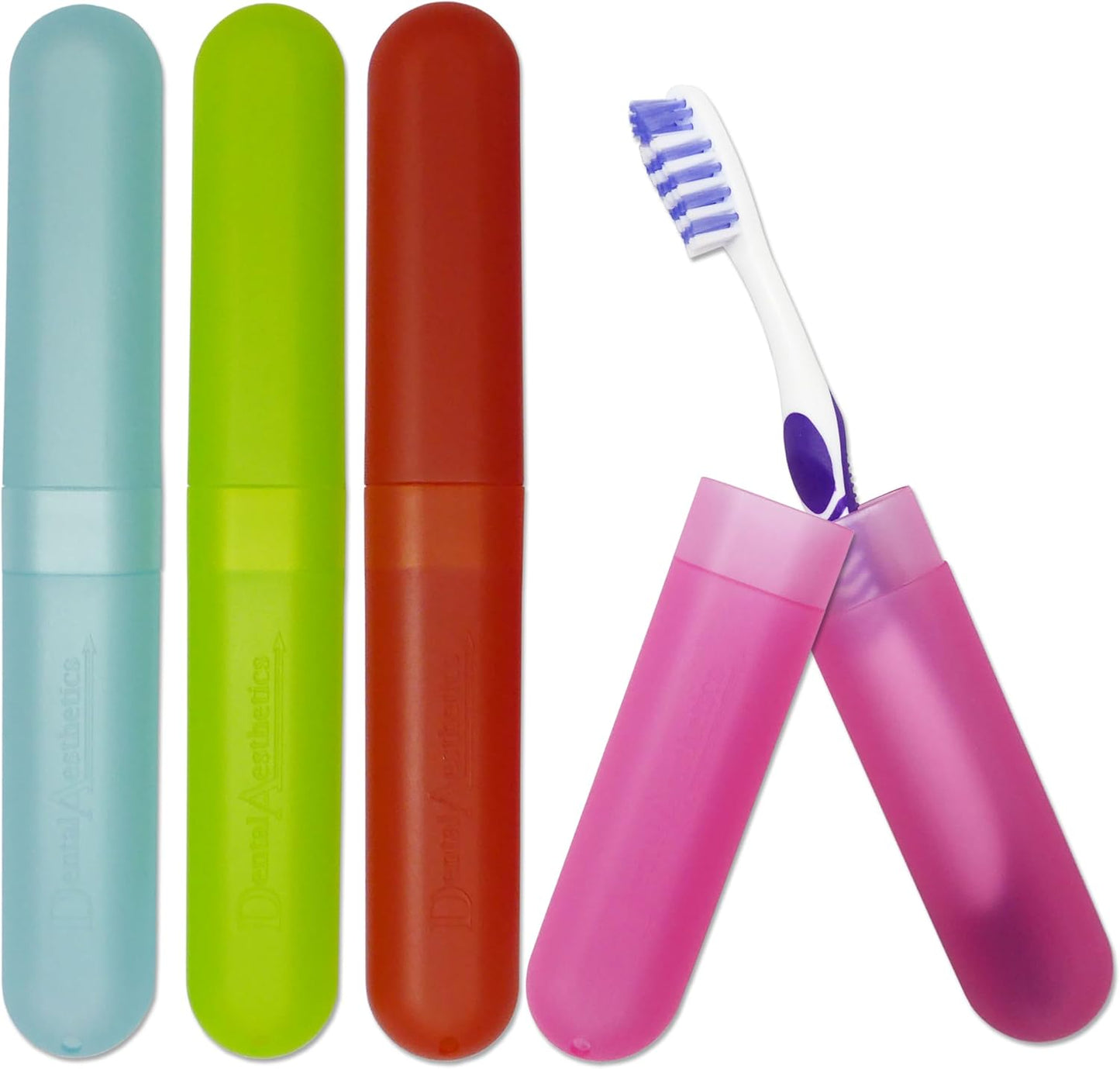 4 X Toothbrush Case Travel Cover