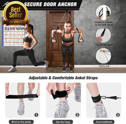 Resistance Bands Set 150-250Lbs