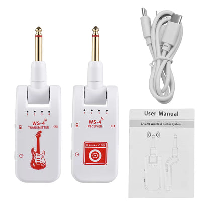 2.4G Wireless Guitar Transmitter Receiver Set