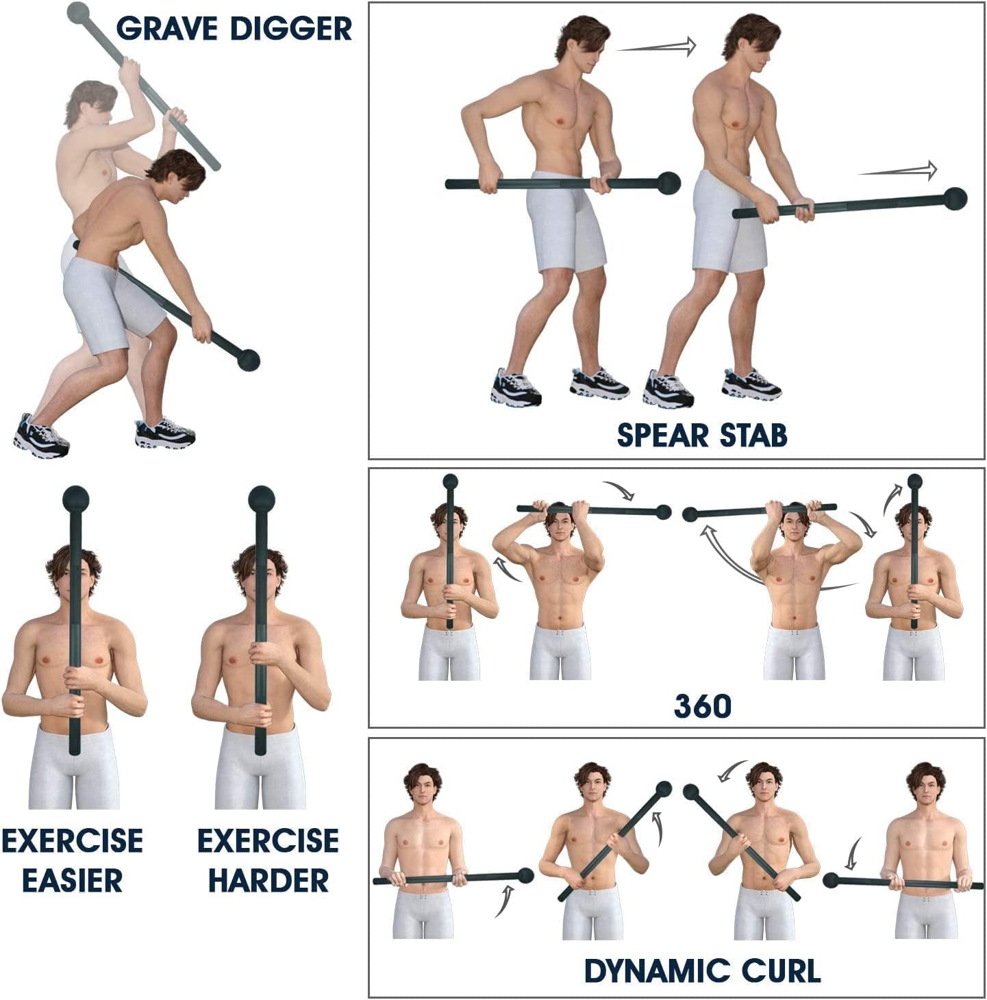AWeighted Bar for Strength Training