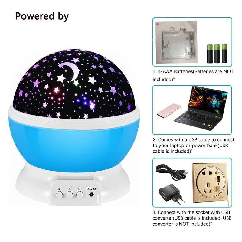 Starry Night Light Projector