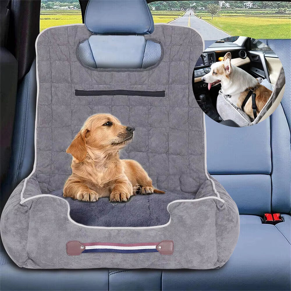 Dog Waterproof Car Seat Bed 
