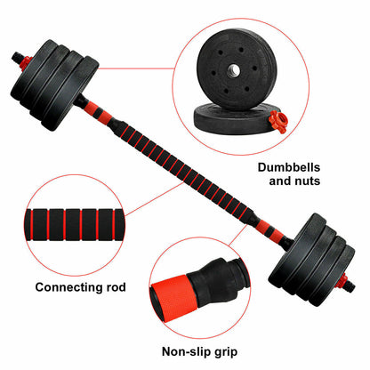 15/20/30/40 Kg Dumbbell Barbell Weight Set