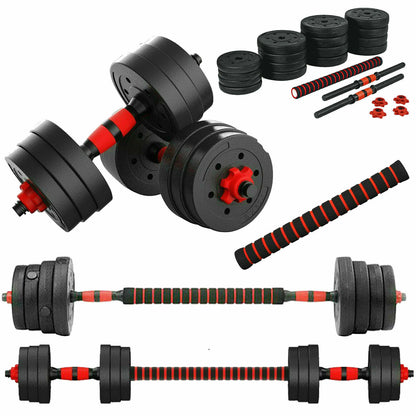 15/20/30/40 Kg Dumbbell Barbell Weight Set