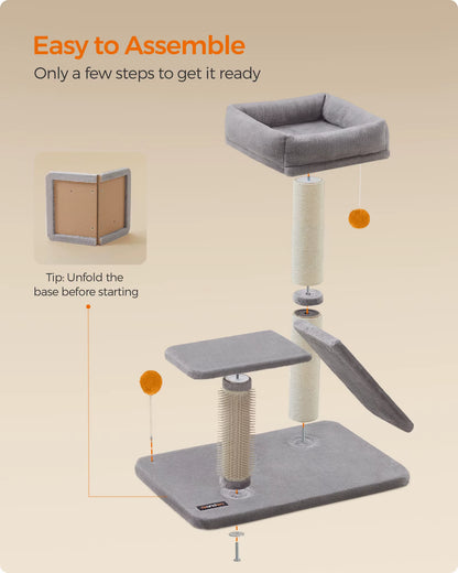 Cat Scratching Post with Bed